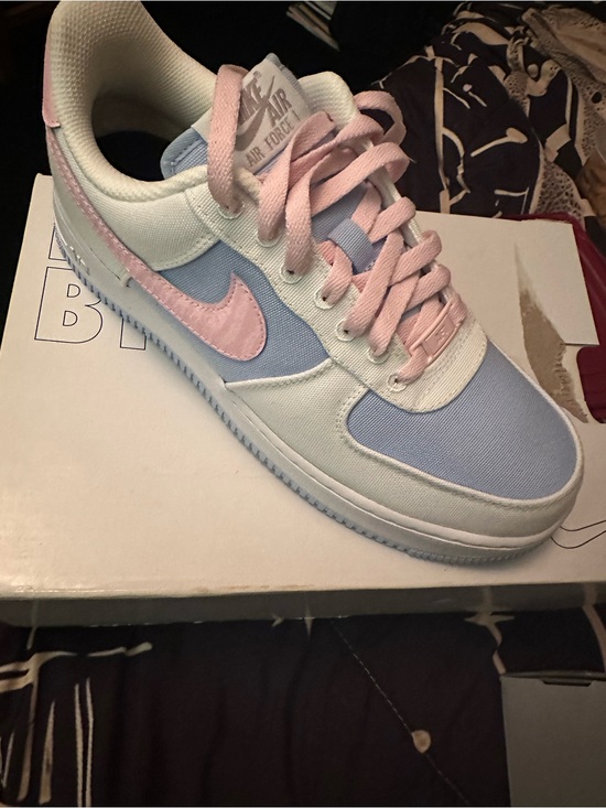 Nike Shoes - Nike Women's Low-Top Sneakers in Pale Pink & Light Blue